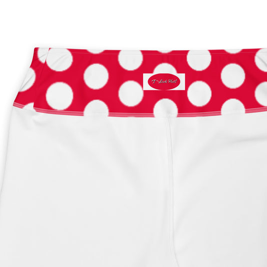 Red Hot Polka Dot Curve Plus Size Leggings