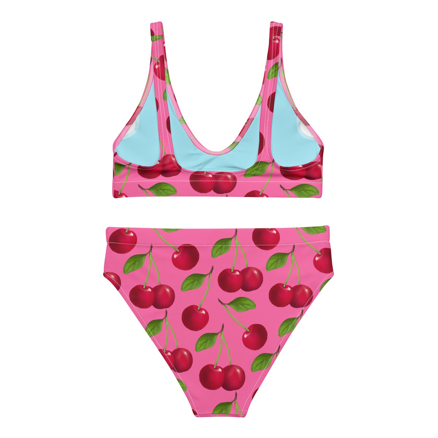 Mon Cherie Candy Pink Eco High Waisted Bikini