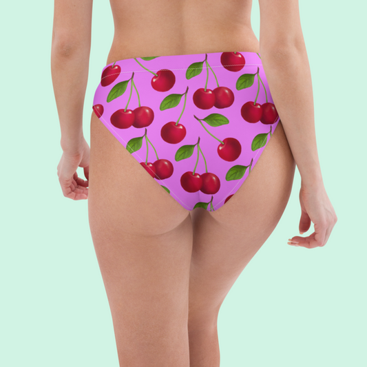 Mon Cheri Lilac Eco high-waisted bikini bottom