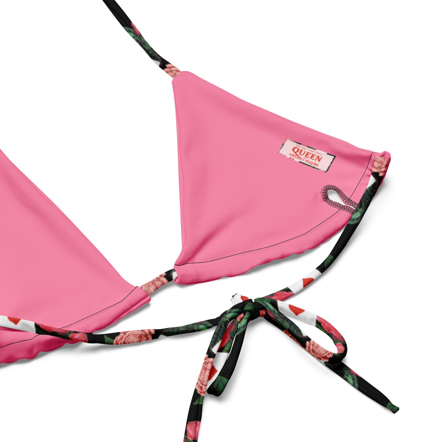 Queen of Coeurs et Fleurs Recycled string bikini top