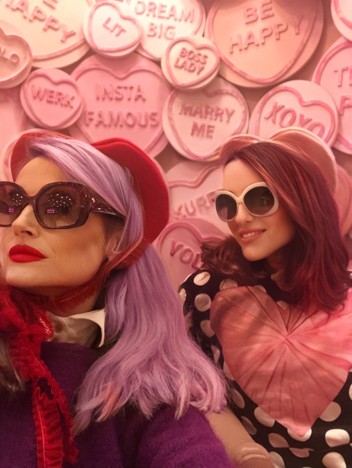 Les Polka Dots Black Long Sleeve Top/Rash Guard