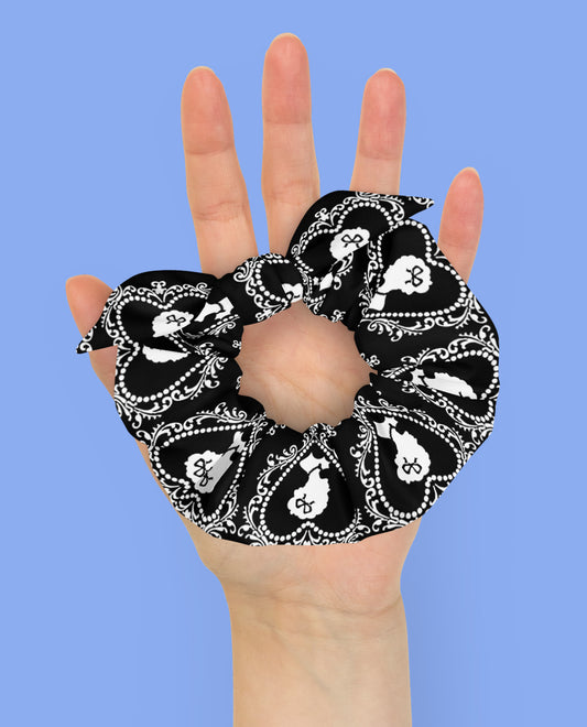 Cameo Black Scrunchie