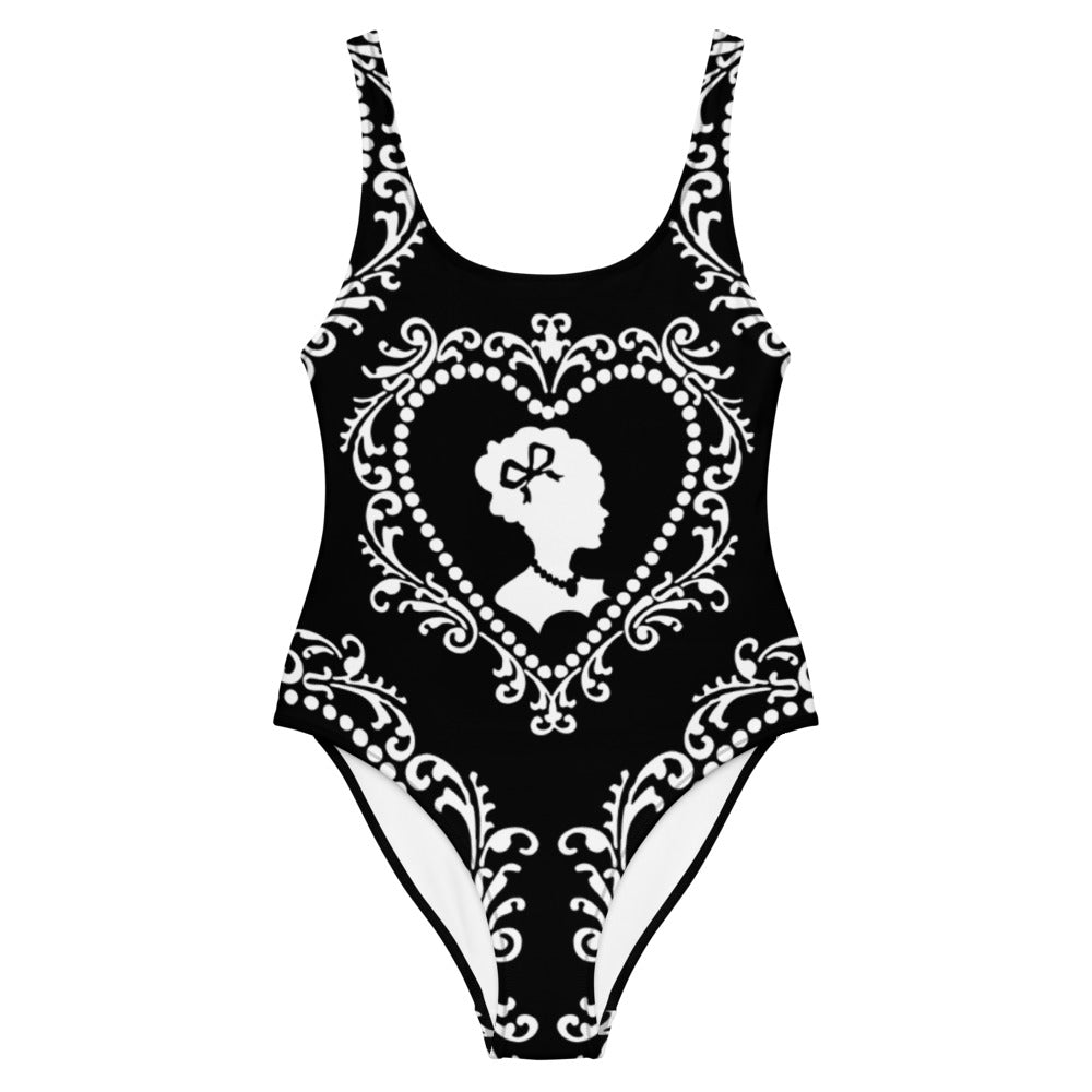 Cameo Black One Piece Swimsuit