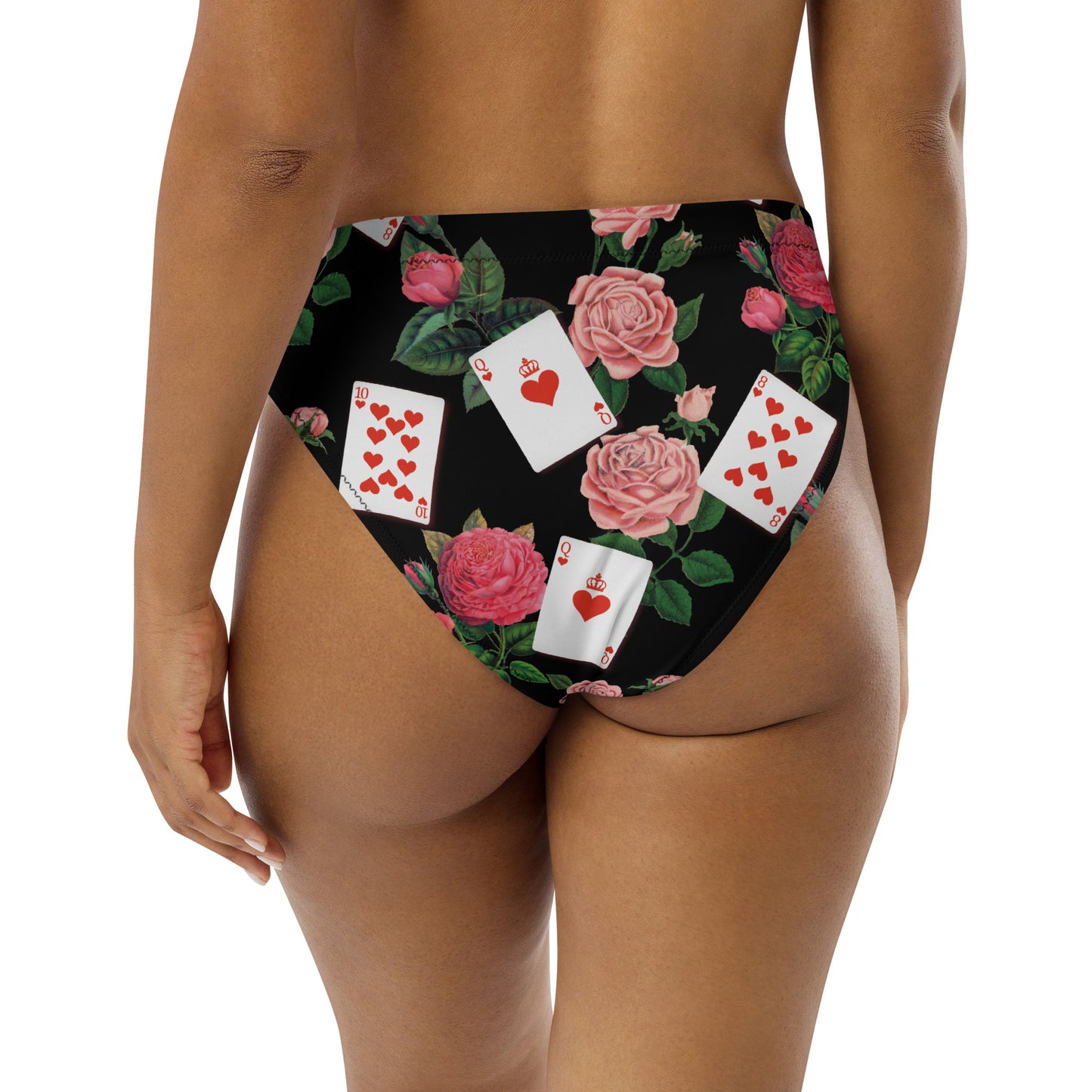 Queen of Coeurs et Fleurs Eco high-waisted bikini bottom