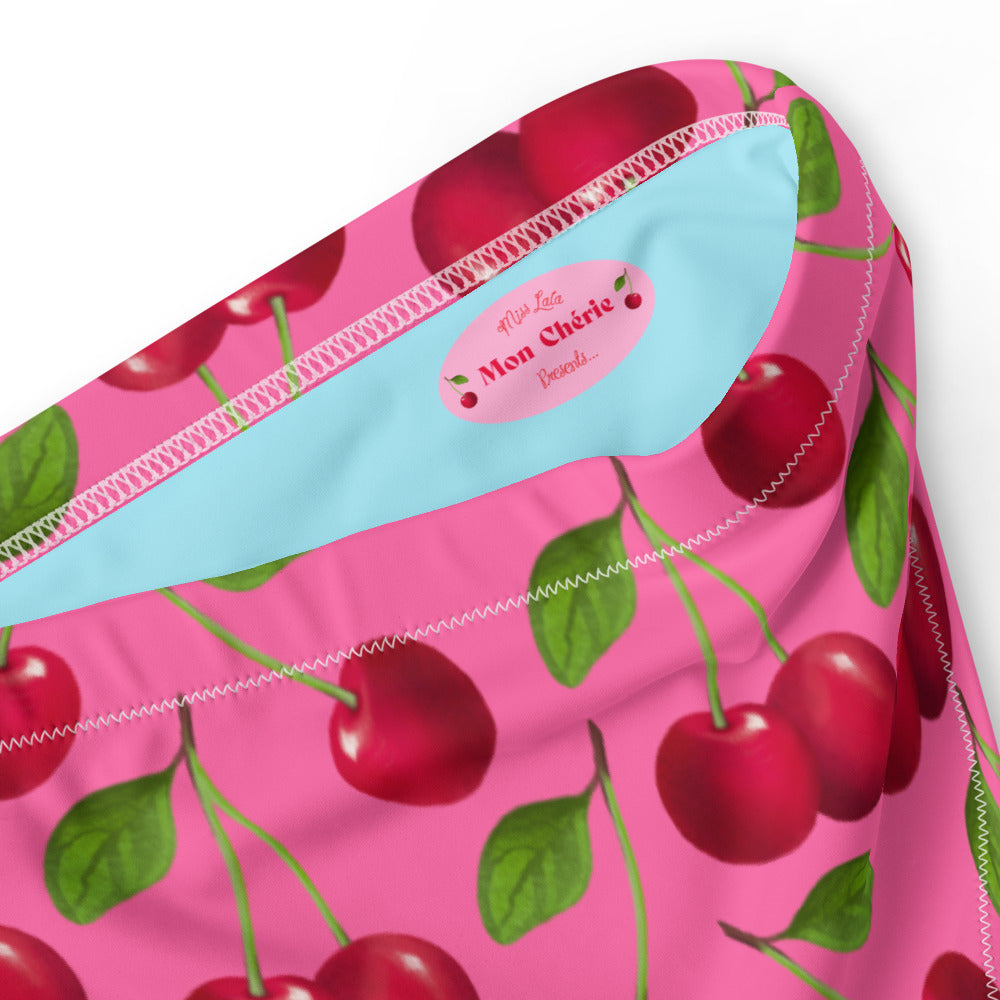 Mon Cherie Candy Pink Eco High Waisted Bikini Bottom