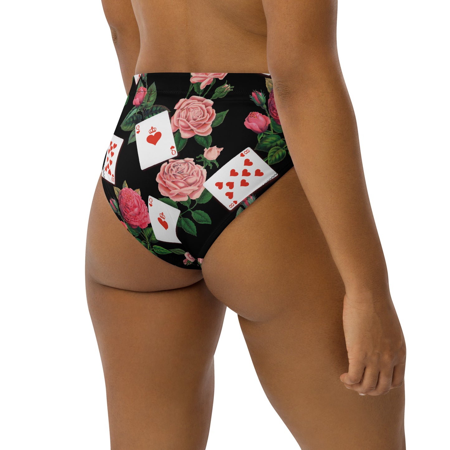 Queen of Coeurs et Fleurs Eco high-waisted bikini bottom