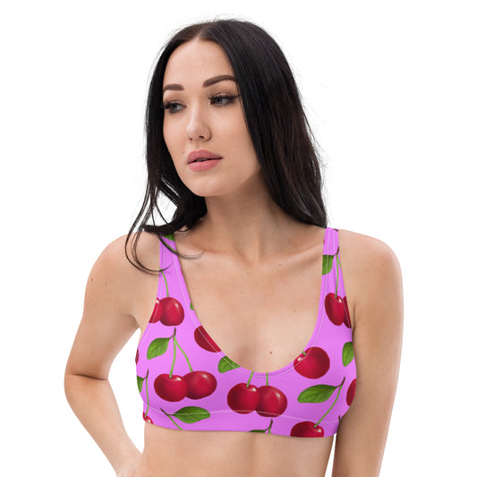 Mon Cheri Lilac Eco padded bikini top