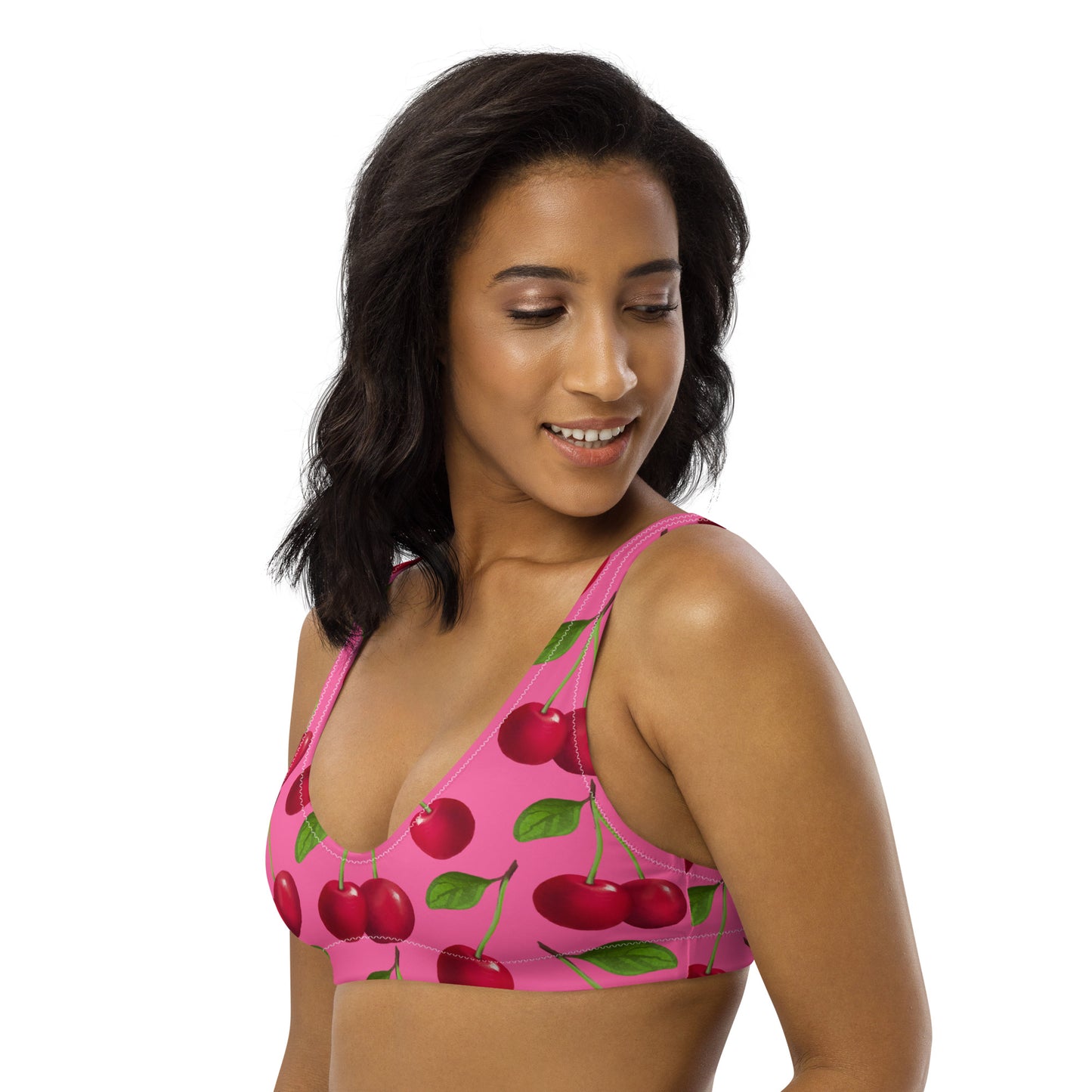 Mon Cherie Candy Pink Eco Bikini Top