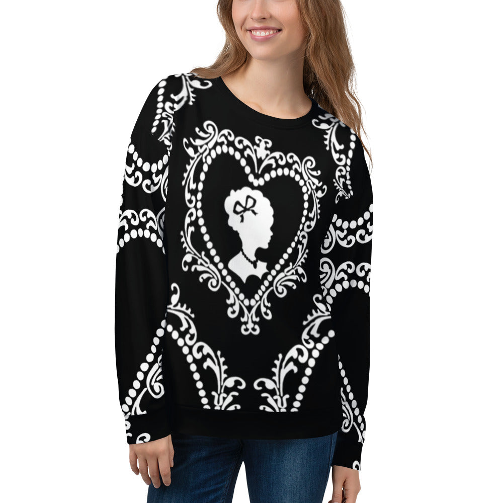 Cameo Sweatshirt in Black