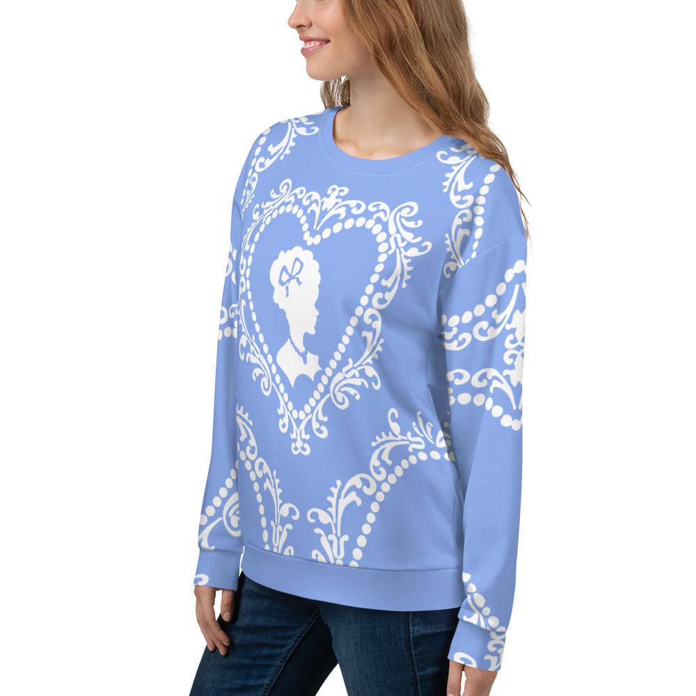 Cameo  Sweatshirt in Porcelain Blue