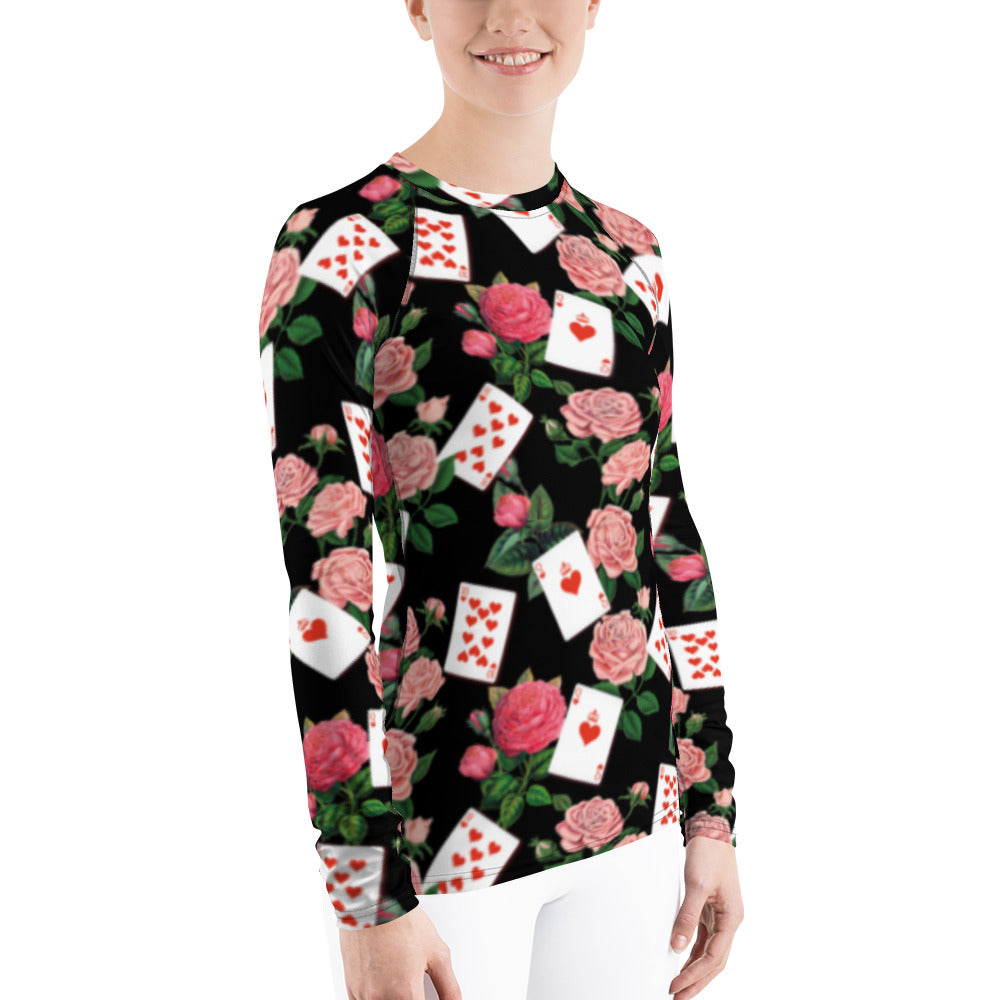 Queen of Coeurs et Fleurs Rash Guard