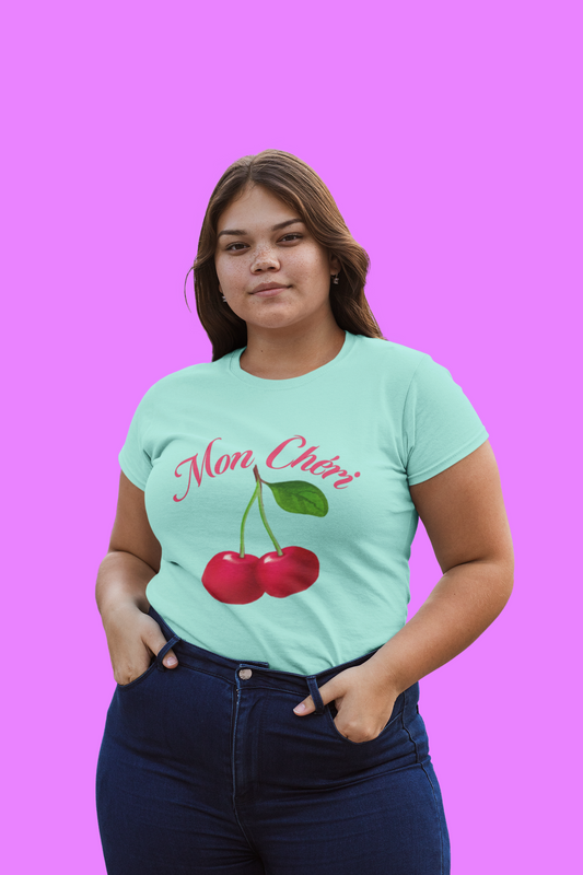 Mon Cherie Heather Mint T Shirt
