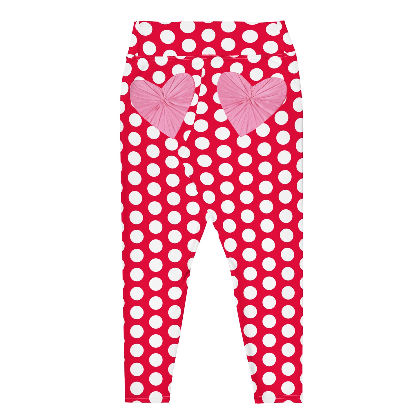 Red Hot Polka Dot Curve Plus Size Leggings