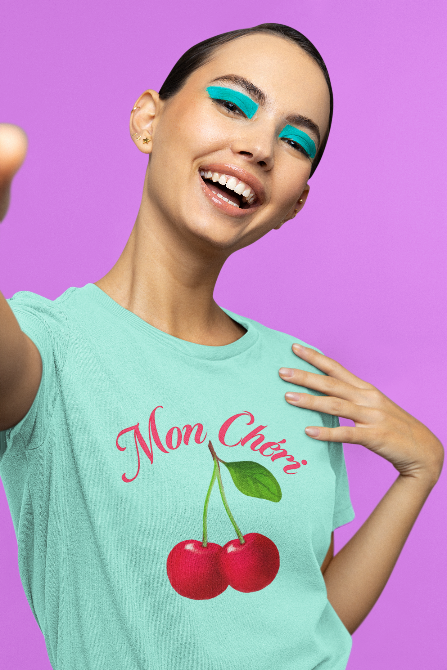 Mon Cherie Heather Mint T Shirt