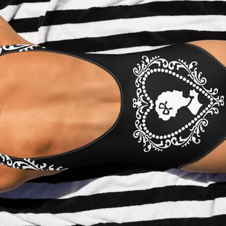 Cameo Black One Piece Swimsuit
