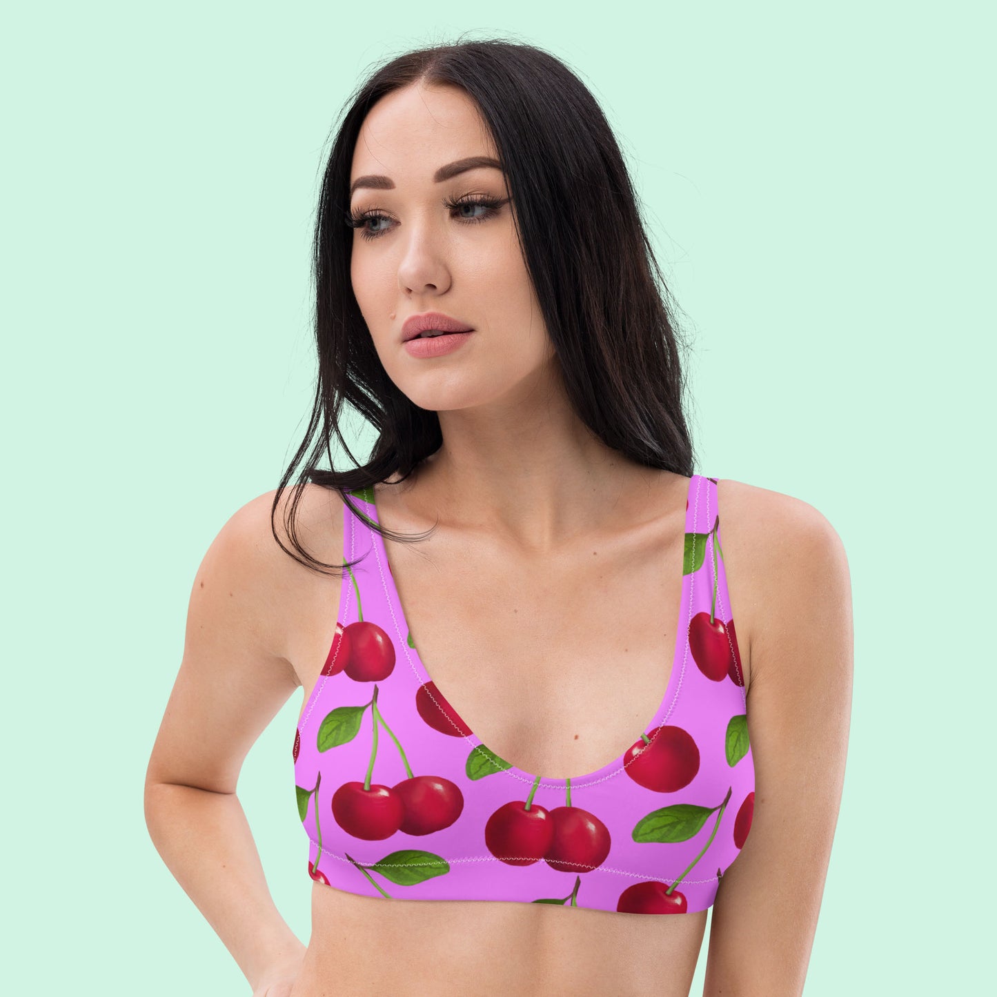 Mon Cheri Lilac Eco padded bikini top