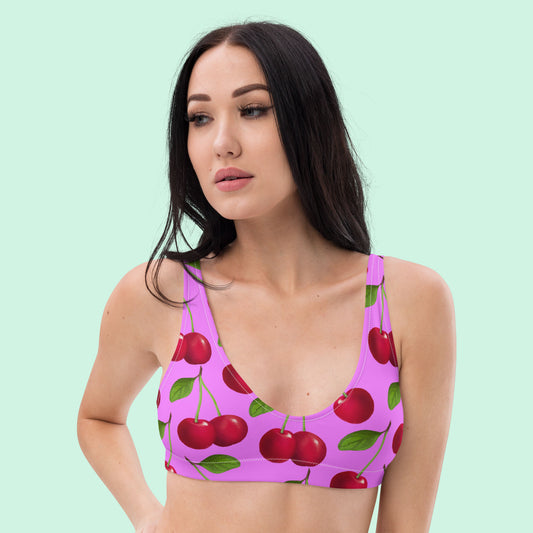 Mon Cheri Lilac Eco padded bikini top