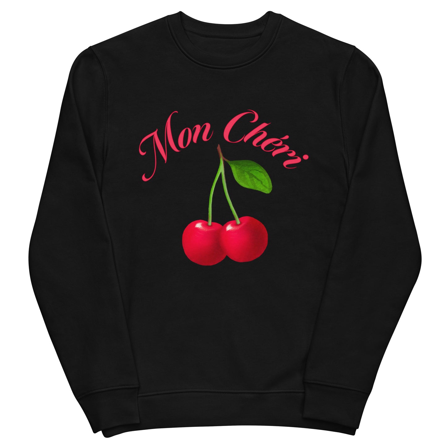 Mon Cheri Black Unisex Eco Sweatshirt